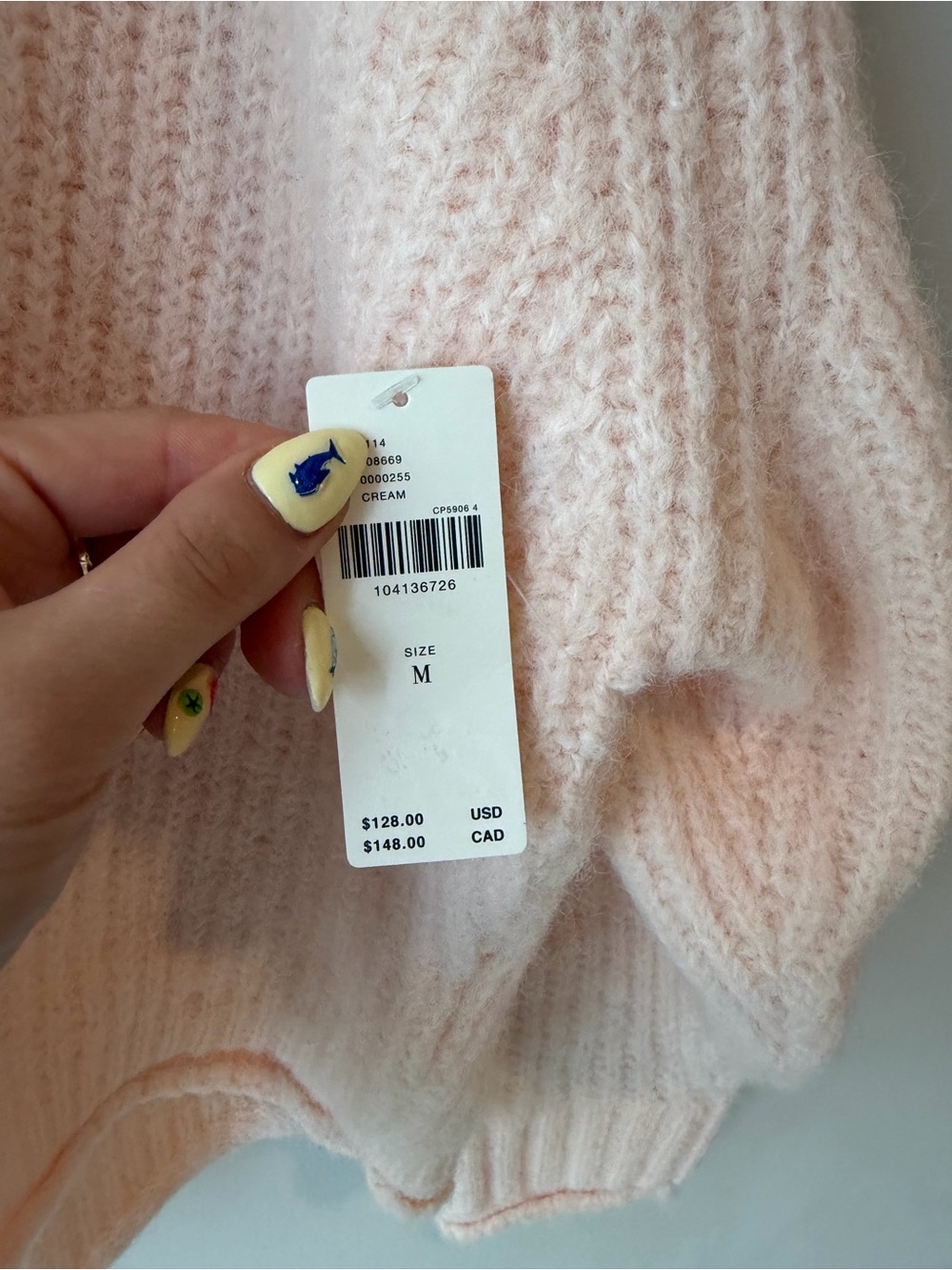 Anthropologie Dawn Mock-Neck Chunky Sweater NWT - Picture 5 of 6